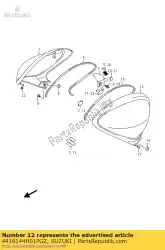 Ici, vous pouvez commander le couvercle, réservoir, l. Auprès de Suzuki , avec le numéro de pièce 4418144H01PGZ: