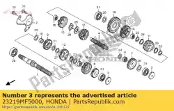 Aqui você pode pedir o placa, guia de óleo em Honda , com o número da peça 23219MF5000: