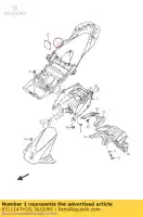 6311147H10, Suzuki, lichaam, rr spatbord suzuki gsx r1000 r1000z r1000a 1000 , Nieuw