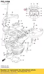 Here you can order the bolt,6x55 from Suzuki, with part number 0910306305: