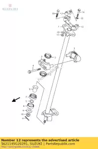 suzuki 5621145G20291 braçadeira, alça ho - Lado inferior