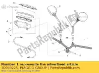 1D000225, Piaggio Group, dashboard aprilia scarabeo 50 2014, Nieuw