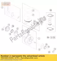 78930015044, KTM, vigarista. cajado. representante kit husqvarna ktm  exc smr sx xc 450 2012 2013 2014 2015 2016, Novo