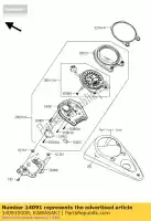 140910009, Kawasaki, cover,meter,lwr vn1600-a1 kawasaki vn 1600 2000 2003 2004 2005 2006 2008 2009 2010, New