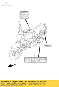 suzuki 9901144G52SDE manuale, proprietario - Il fondo