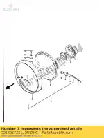 3512827221, Suzuki, ressort, tête lmp suzuki gs gsx 400 450 1985 1986 1987 1988, Nouveau