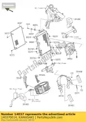 Here you can order the screen,inner vn1600-a1 from Kawasaki, with part number 140370014: