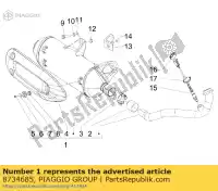 8734685, Piaggio Group, silenciador piaggio beverly 250 2007, Nuevo