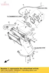 Yamaha 3HE124610000 zespó? ch?odnicy - Dół