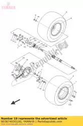 Aquí puede pedir collar de Yamaha , con el número de pieza 903874000100: