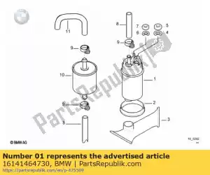 BMW 16141464730 fuel pump - Bottom side