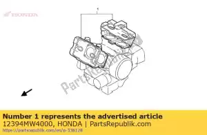 Honda 12394MW4000 gasket b, cylinder head c - Bottom side