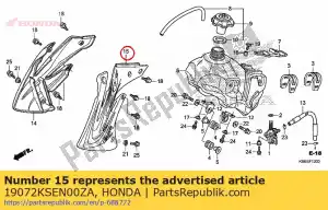 honda 19072KSEN00ZA lijkwade set, l. radiateur(wl) *type1* - Onderkant