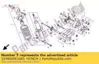 52460GN1680, Honda, Braço assy., almofada honda xr  r xr80r 80 , Novo