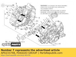 Aprilia AP0233748, Bus halve schaal. geel, OEM: Aprilia AP0233748