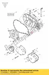 pakking koppelingsdeksel van Triumph, met onderdeel nummer T1260967, bestel je hier online: