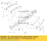 654260, Piaggio Group, carenatura inferiore dx     , Nouveau