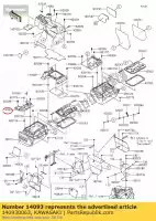 140930063, Kawasaki, 01 coperchio, lato r, sx kawasaki  800 2017 2018 2019 2020 2021, Nuovo