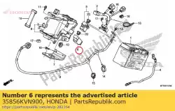 Aquí puede pedir choque de goma de Honda , con el número de pieza 35856KVN900: