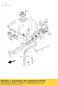 Suzuki 4410044G11YKV réservoir, carburant - La partie au fond