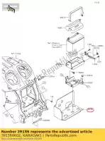 391560602, Kawasaki, pad, caixa de bateria zg1400caf kawasaki  tr zzr 1400 2010 2011 2012 2013 2014 2015 2016 2017 2018 2019 2020 2021, Novo