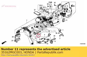 honda 35162MGC003 colarinho - Lado inferior