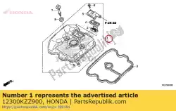 Ici, vous pouvez commander le couvercle, culasse auprès de Honda , avec le numéro de pièce 12300KZZ900: