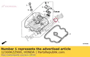 honda 12300KZZ900 couvercle, culasse - La partie au fond