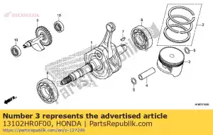 Honda 13102HR0F00 piston (0,25 0,25) - La partie au fond