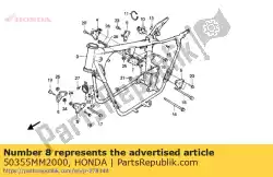 Aqui você pode pedir o nenhuma descrição disponível no momento em Honda , com o número da peça 50355MM2000: