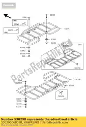 Tutaj możesz zamówić carrier, rr, w. Black od Kawasaki , z numerem części 530290068388: