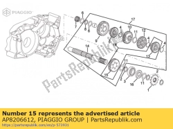 Aprilia AP8206612, 2. radgang z = 33, OEM: Aprilia AP8206612