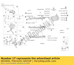 Tutaj możesz zamówić g?ówna wi? Zka przewodów od Piaggio Group , z numerem części 895809: