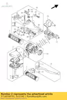 5710038F50, Suzuki, case assy,throt suzuki lt a400 eiger 4x2 a400f 4x4 f250 ozark z400 quadsport r450 quadracer limited 400 250 450 , New