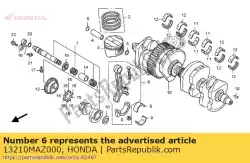 Here you can order the no description available at the moment from Honda, with part number 13210MAZ000: