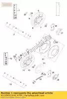 45109001044, KTM, voorwiel-sp cpl. 1,6x10 'alu ktm sx 50 2001, Nieuw