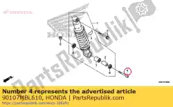 Qui puoi ordinare bullone, presa, 10x57 da Honda , con numero parte 90107MBL610: