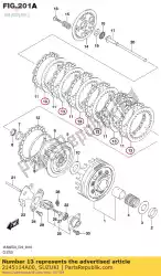 Tutaj możesz zamówić tarcza sprz? G? A dr od Suzuki , z numerem części 2145114A00: