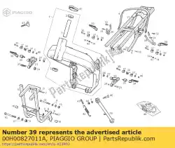 Qui puoi ordinare cavalletto laterale da Piaggio Group , con numero parte 00H00827011A: