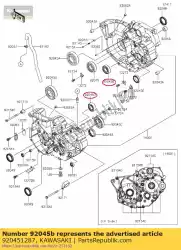 Tutaj możesz zamówić ? O? Ysko kulkowe, tmb203lu klx250-d od Kawasaki , z numerem części 920451287: