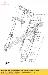 o-ring van Yamaha, met onderdeel nummer 26H231470000, bestel je hier online: