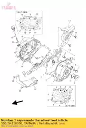 Here you can order the cover, crankcase 1 (5b61) from Yamaha, with part number 5B6E54110000: