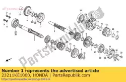 Aqui você pode pedir o nenhuma descrição disponível no momento em Honda , com o número da peça 23211KE1000: