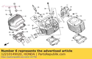 honda 12210149020 holder, camshaft - Bottom side