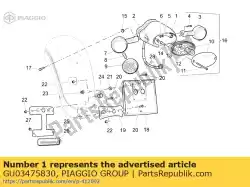 Here you can order the headlight holder blank from Piaggio Group, with part number GU03475830: