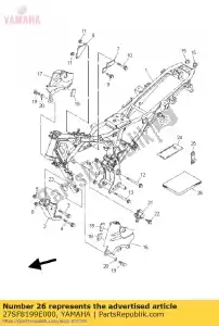 yamaha 27SF8199E000 o/m  ybr125 - Bottom side