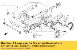 Aquí puede pedir deslizador, cadena de Honda , con el número de pieza 52170KRE900: