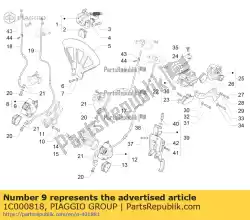 Aquí puede pedir par de pastillas de freno de Piaggio Group , con el número de pieza 1C000818: