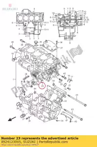 Suzuki 0924123005 wtyczka - Dół