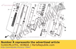 Qui puoi ordinare nessuna descrizione disponibile al momento da Honda , con numero parte 51401ML3791: